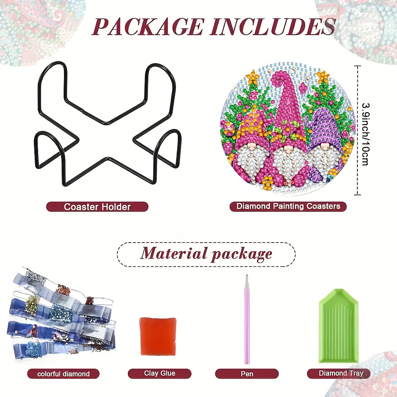 8 pieces/set Christmas collect - Resin Craft Kit recension och pris