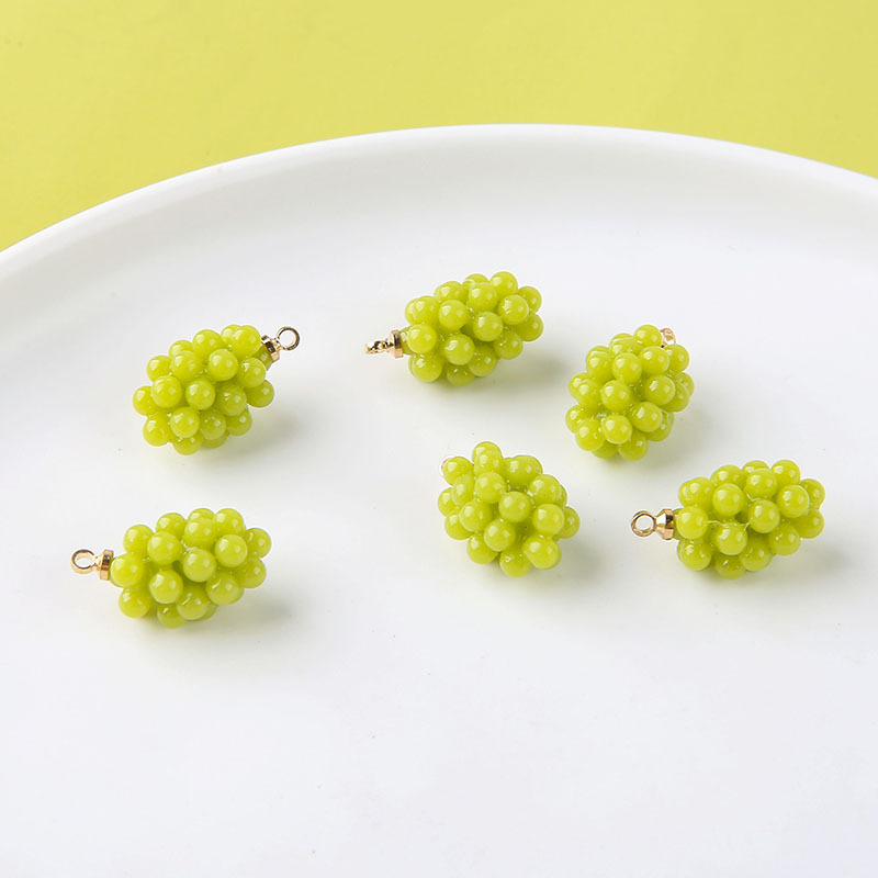 6pcs Cute Little Grapes Resin  - Resin Craft Projects recension och pris