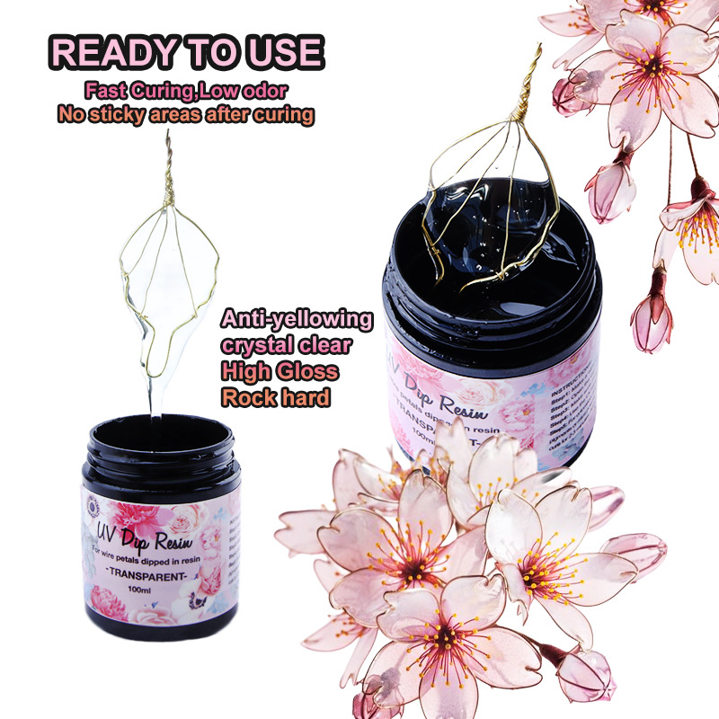 UV DIP Resin Glue UV Flower-Ma - Flower Preservation Resin recension och pris