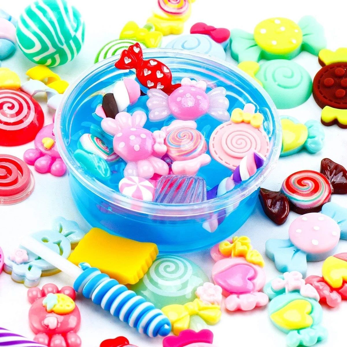 30pcs Random Candy Slime Charm - Resin Craft Kit recension och pris
