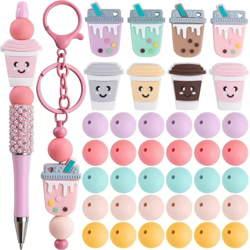 48 Pcs Mixed Style Coffee & Dr - Mixing Cup Silicone recension och pris