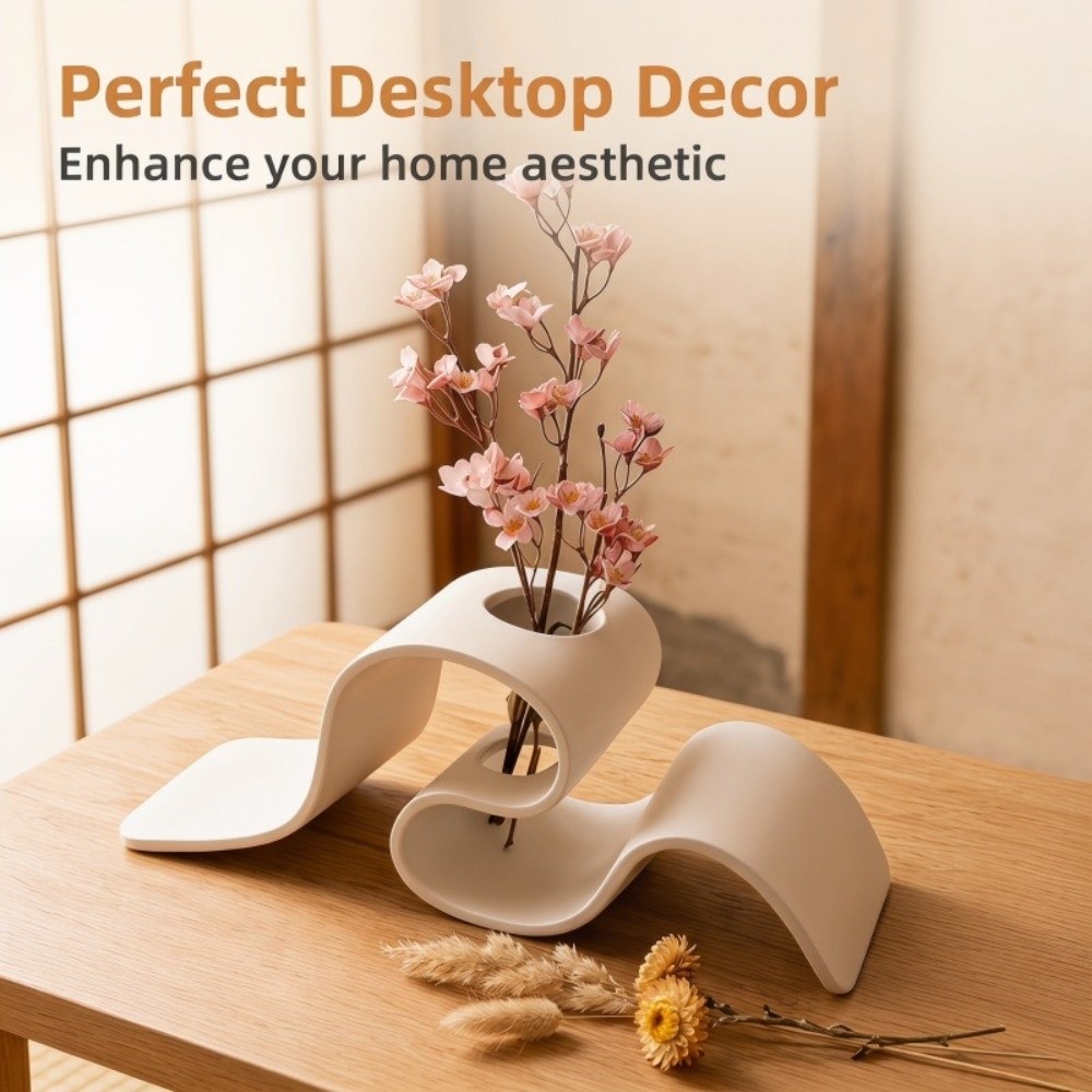 Gift Elegant 3D Printing Vase  - Dried Flower Bulk recension och pris
