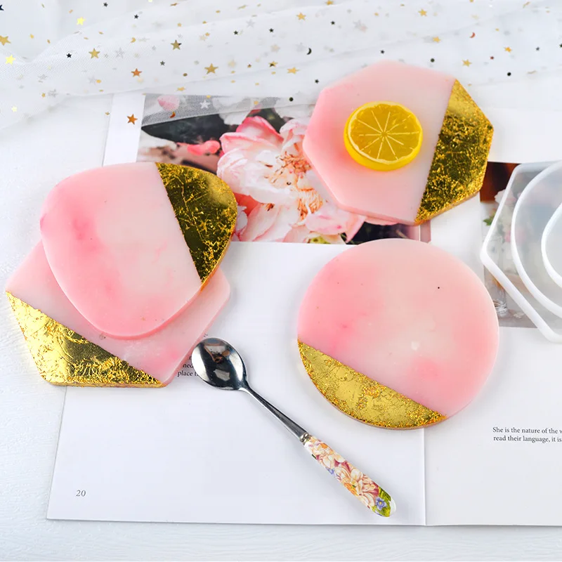 Multi-style Geometric Coaster  - Coaster Mold Round recension och pris