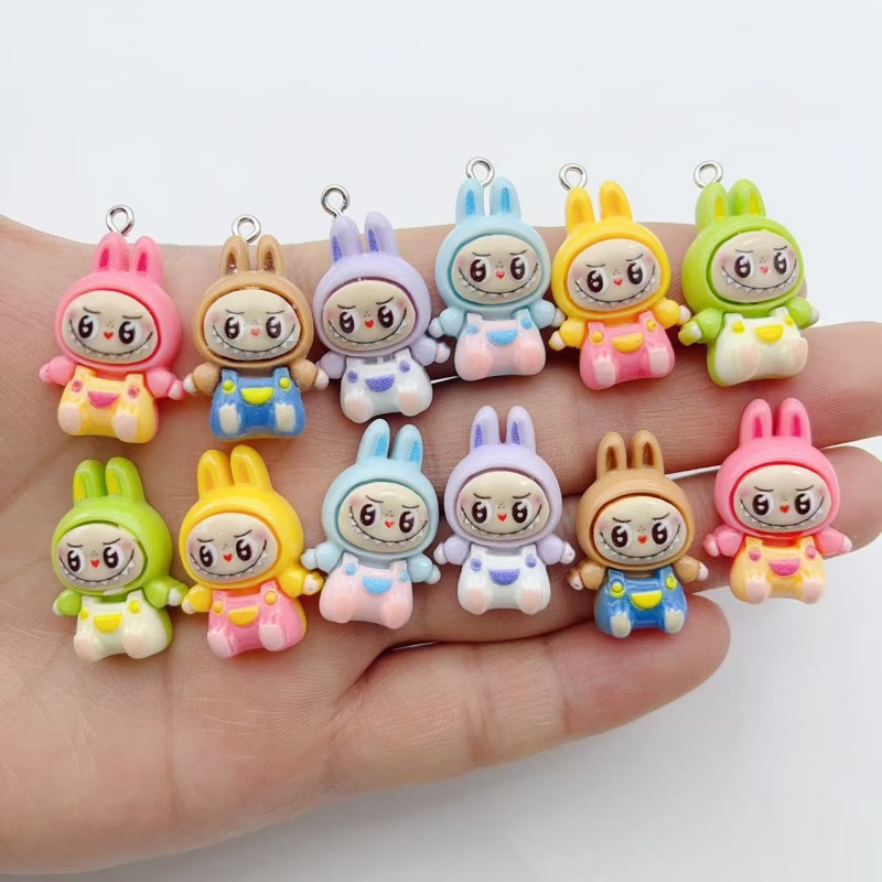 10Pcs Kawaii Rabbit Strawberry - Resin Craft Projects recension och pris