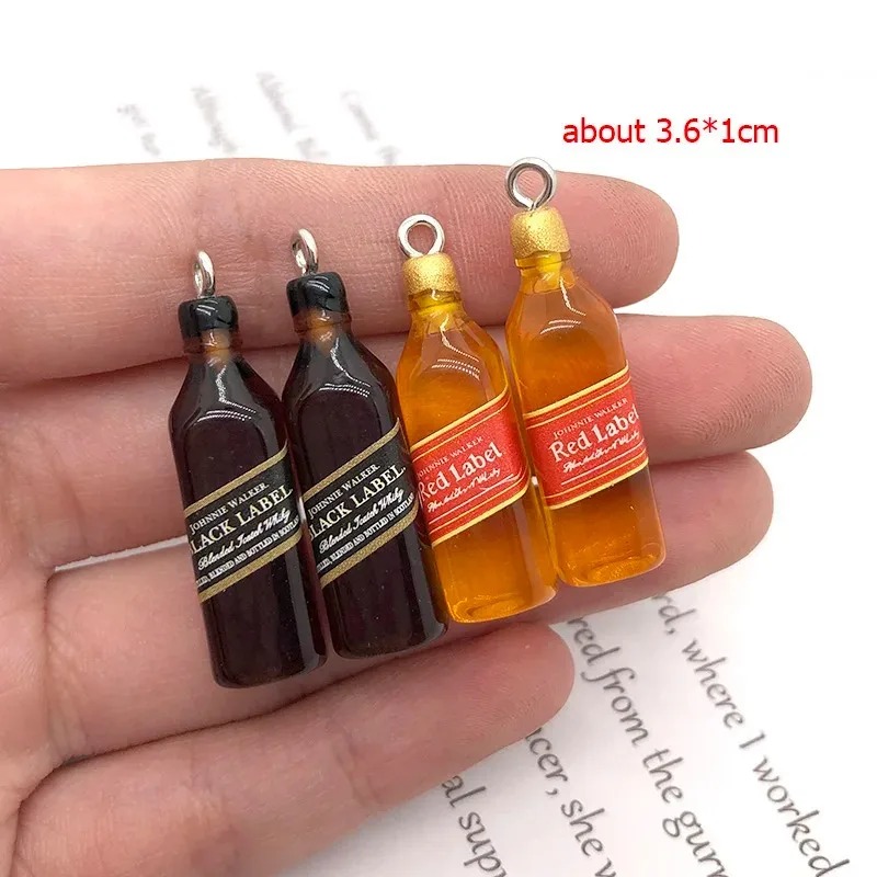 10Pcs Tiny Wine Bar Bottle Res - Resin Crafts Diy recension och pris