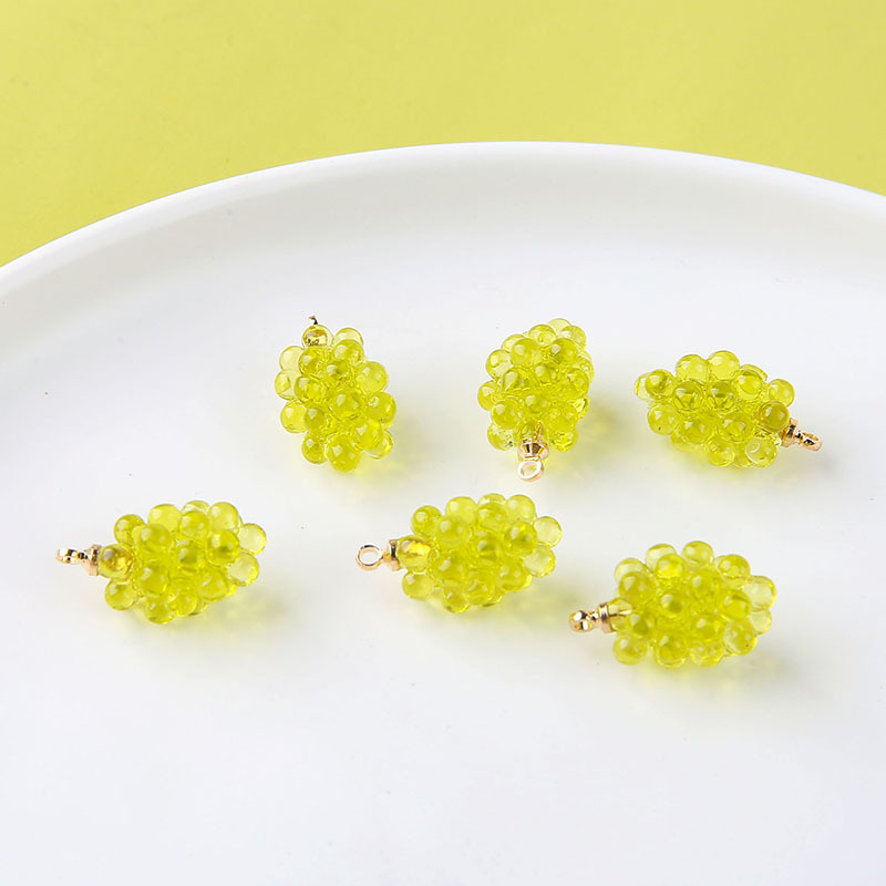 6pcs Cute Little Grapes Resin  - Resin Craft Projects recension och pris