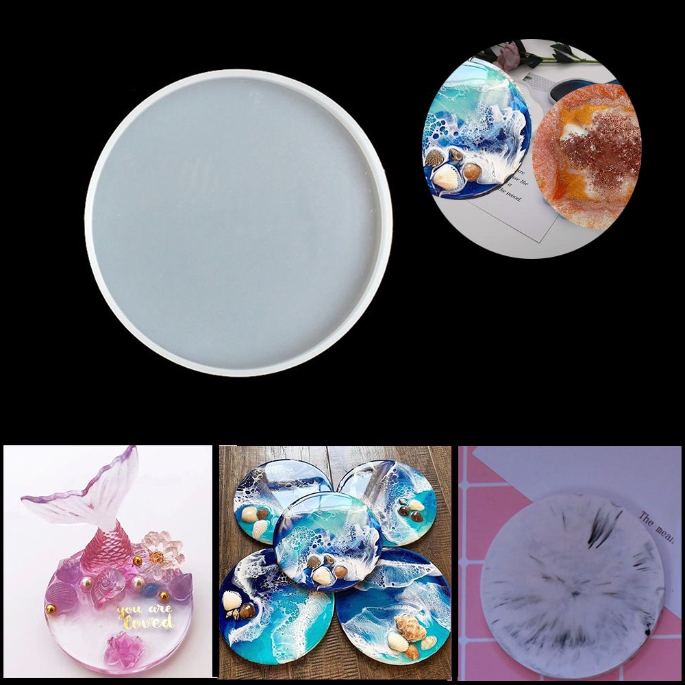 Transparent Fluid Arts Round C - Coaster Mold Round recension och pris