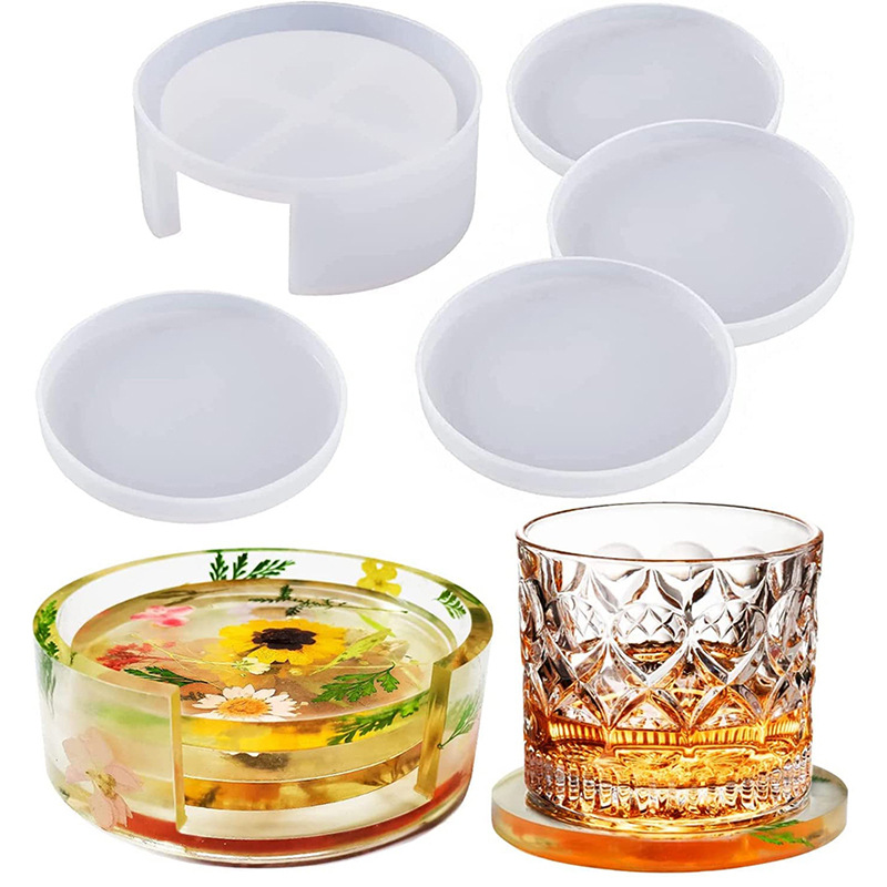 Round Square Coaster Silicone  - Coaster Mold Round recension och pris