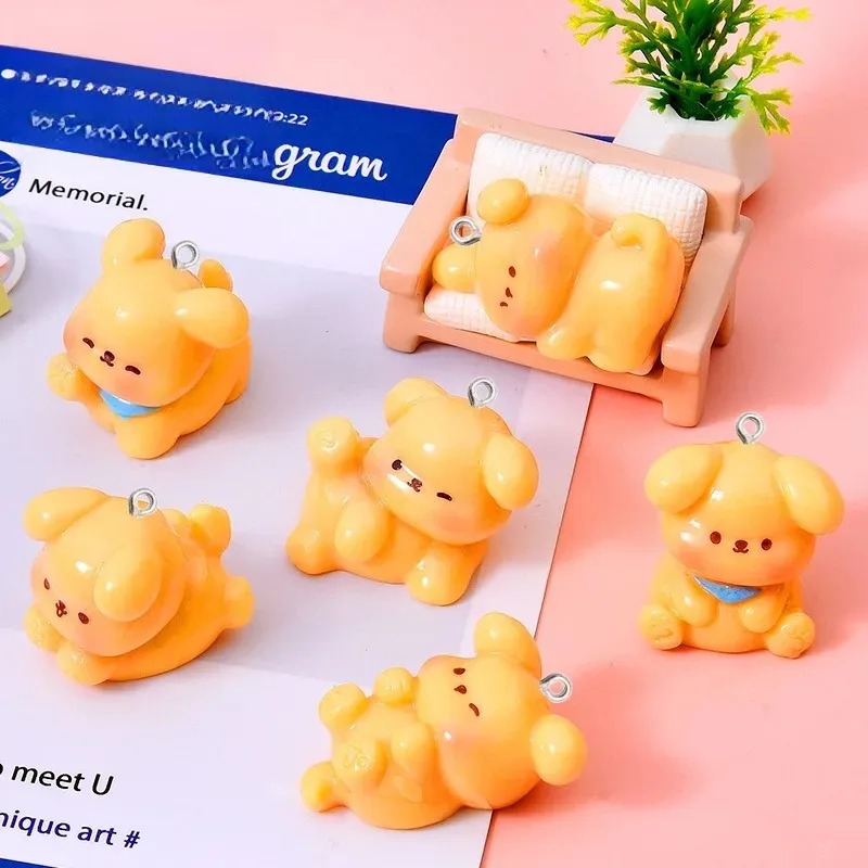10Pcs Cute Cartoon Dog Acrylic - Resin Craft Projects recension och pris
