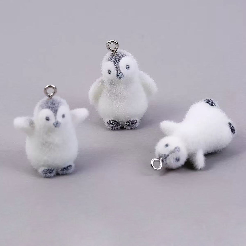 5pcs Flocking Small Penguin Re - Resin Craft Projects recension och pris